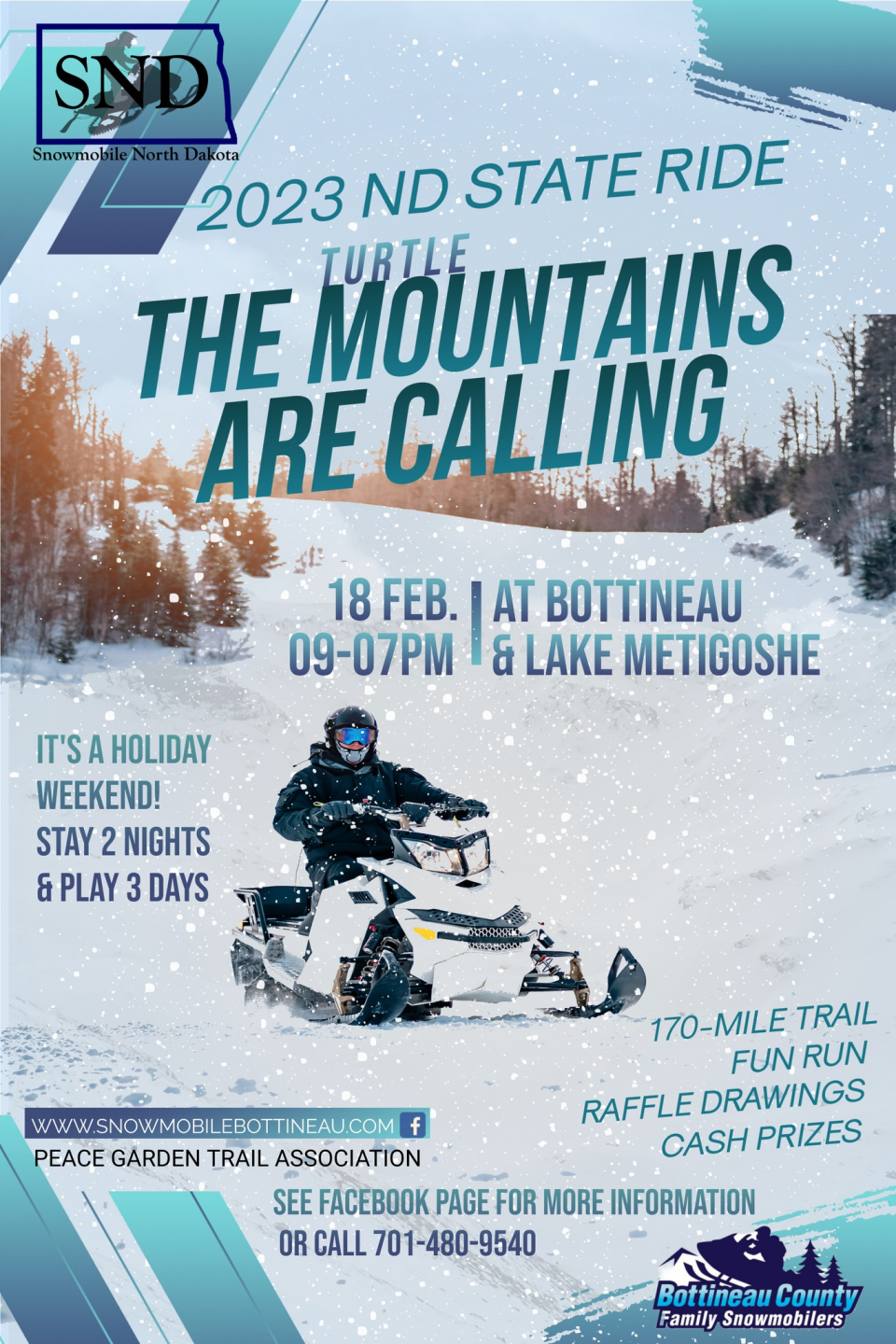 State Snowmobile Ride North Dakota Parks and Recreation